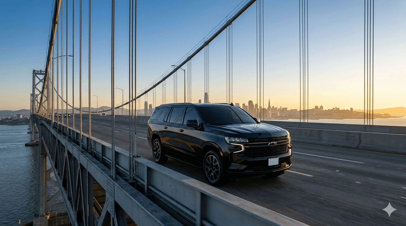 Airport Black Limo luxury airport pickup in the Bay Area