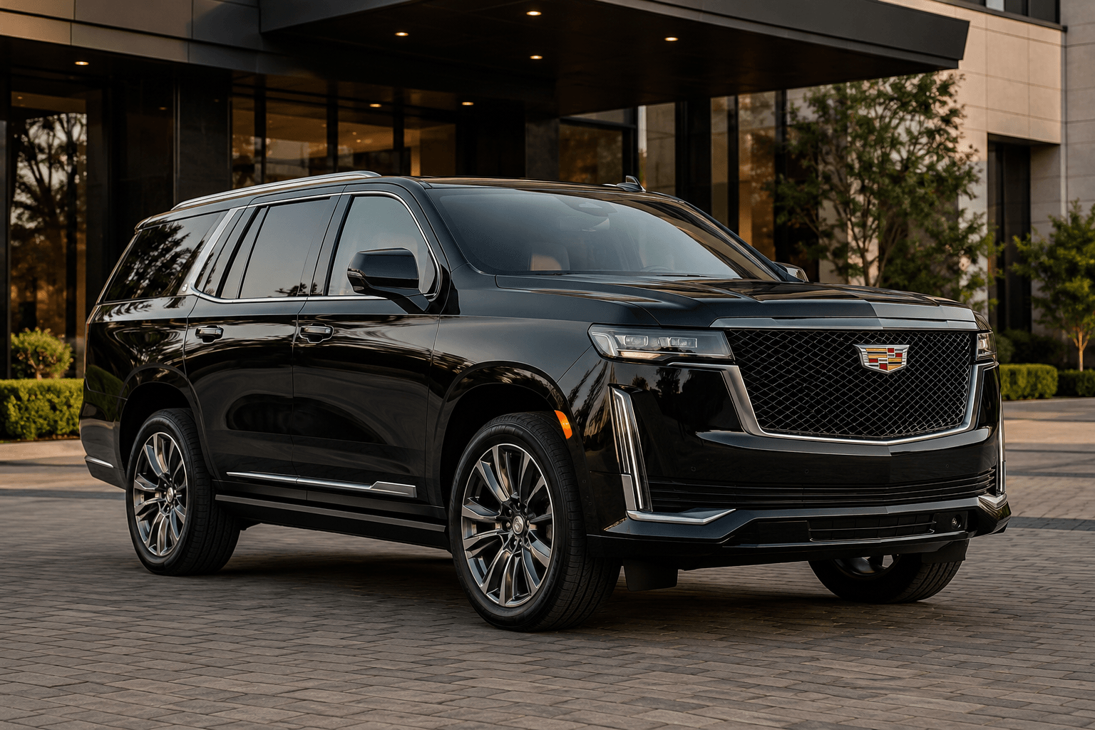 Cadillac Escalade black luxury SUV Bay Area limo service